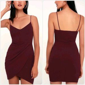 NWT Lulus Forever Your Girl Plum Purple Bodycon Dress
